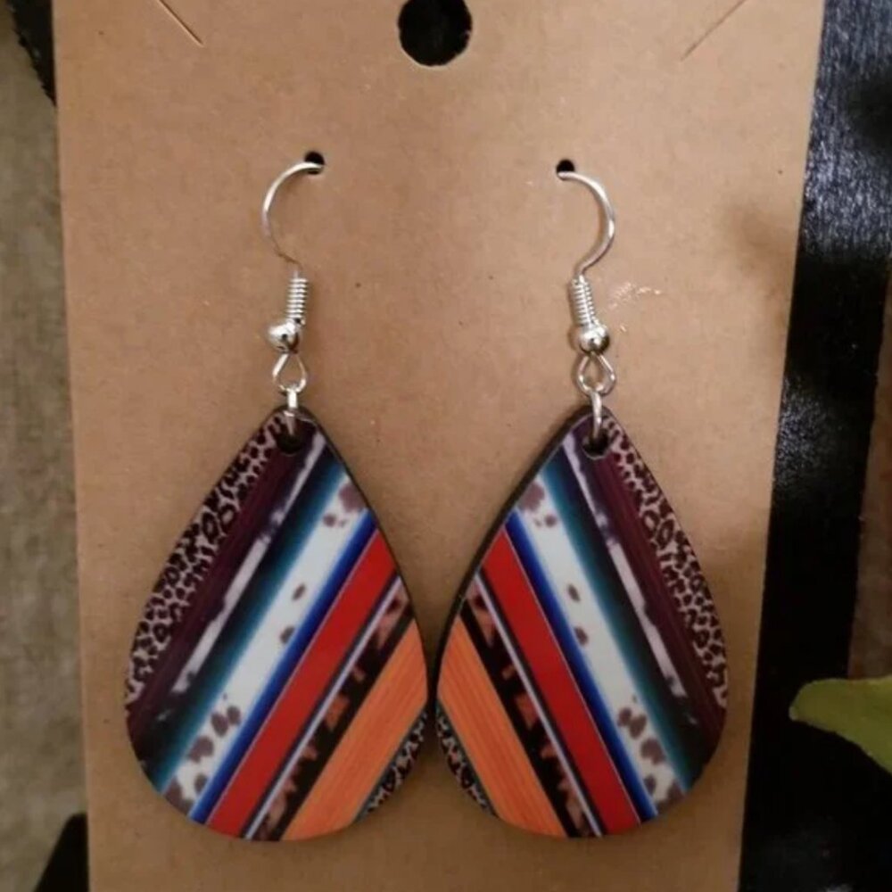 ✨ 5 for $25 ✨ Fun Handmade Colorful Tear Drop Earrings